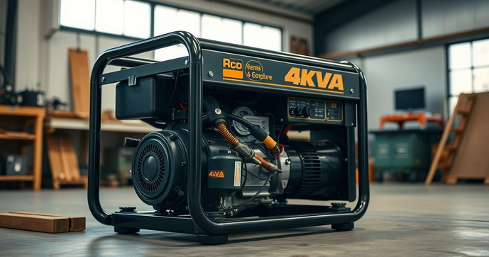 Como escolher um gerador de energia 4 KVA perfeito para suas necessidades