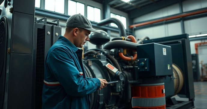 Manutenção de gerador de energia é essencial para garantir eficiência e durabilidade do equipamento