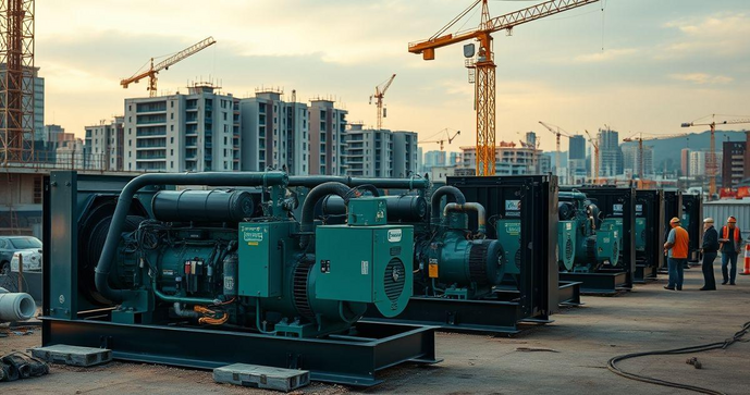 Locação de geradores em BH é a solução ideal para garantir energia em eventos e obras