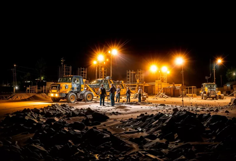 Como garantir iluminação noturna para obras em áreas de alta demanda energética