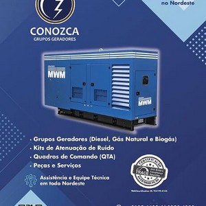 Grupo gerador de energia