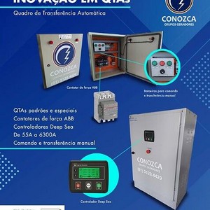 Quadro de transferência automática para gerador