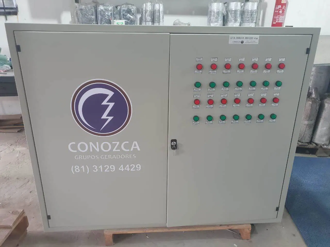 Quadro Transferência Automática Gerador